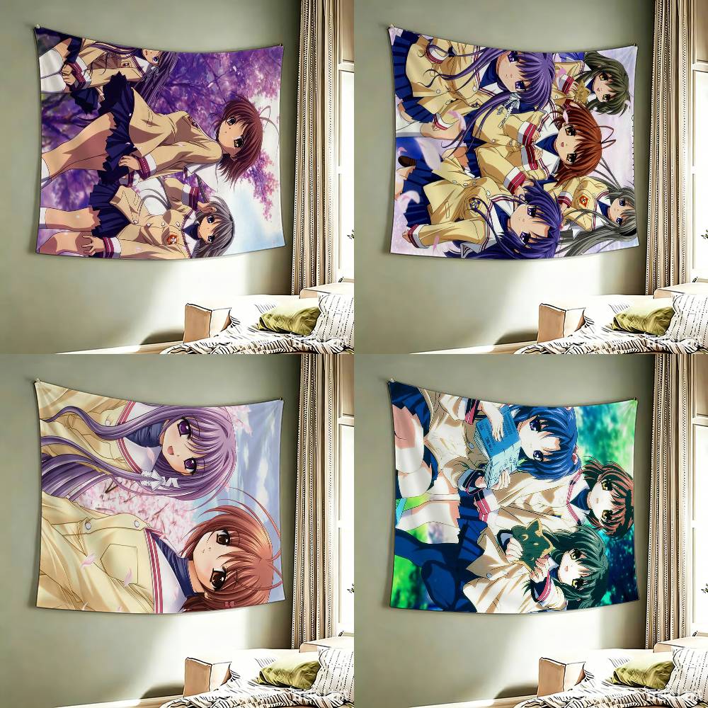 Party Games Best - Bandera de Anime del Juego CLANNAD,