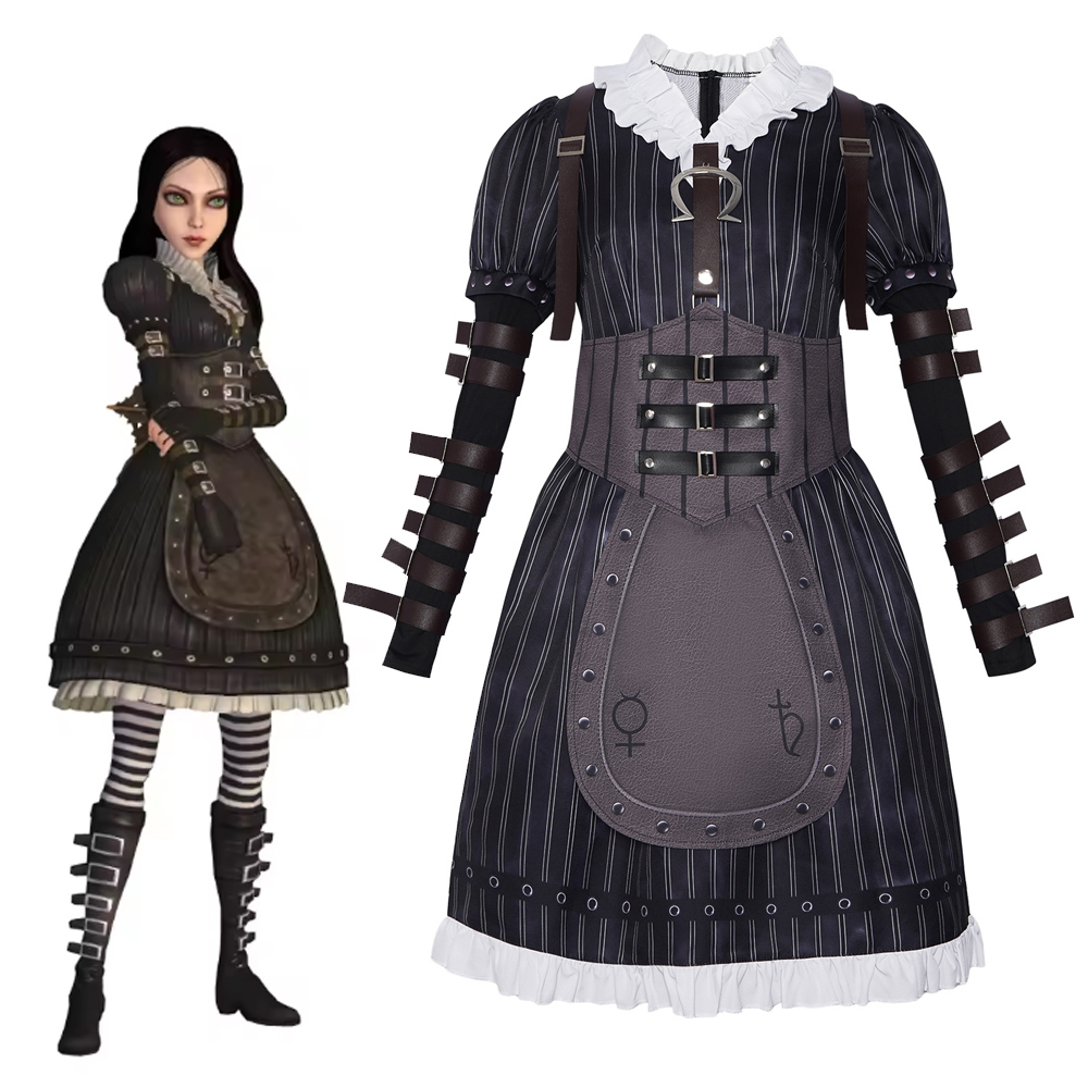 Party Games Steam Free - Disfraz de Cosplay de Alice Liddell,