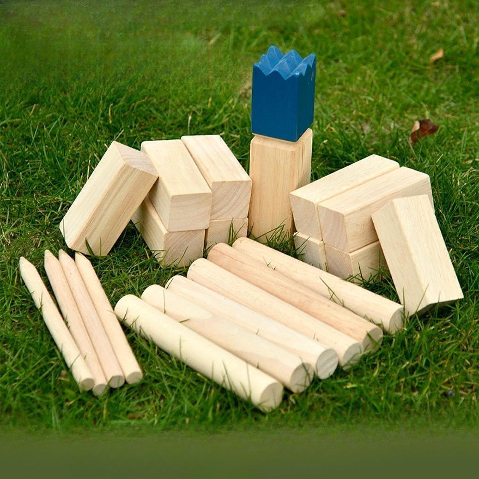 Kubb Game Yard - Juego de jardín Kubb, práctico juego