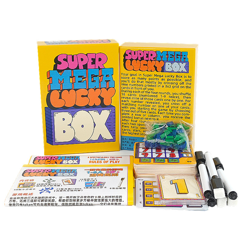 Juego de Mesa Super Mega Lucky - Party Games Cards reseña y precio