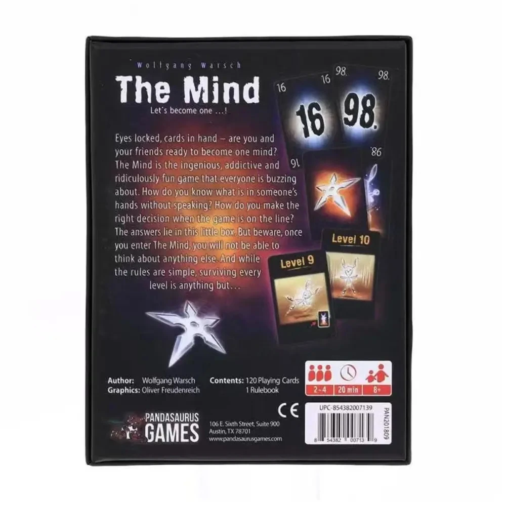 NUEVO Juego de Cartas The Mind - Party Games Cards reseña y precio