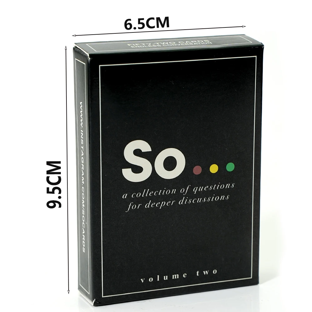 So Cards Conversation Starter  - Party Games Questions For Adults reseña y precio
