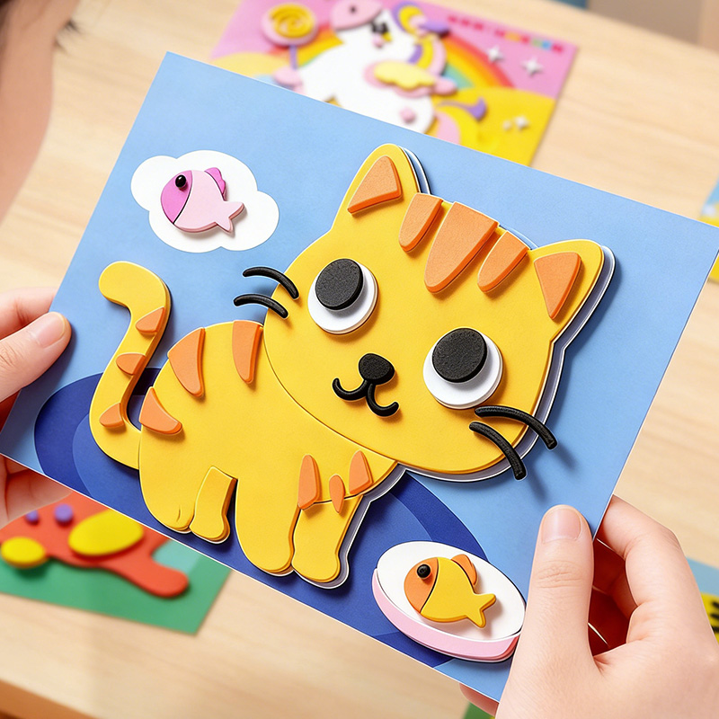 Pegatinas 3D para Niños, 10 Ho - Party Games New Year reseña y precio