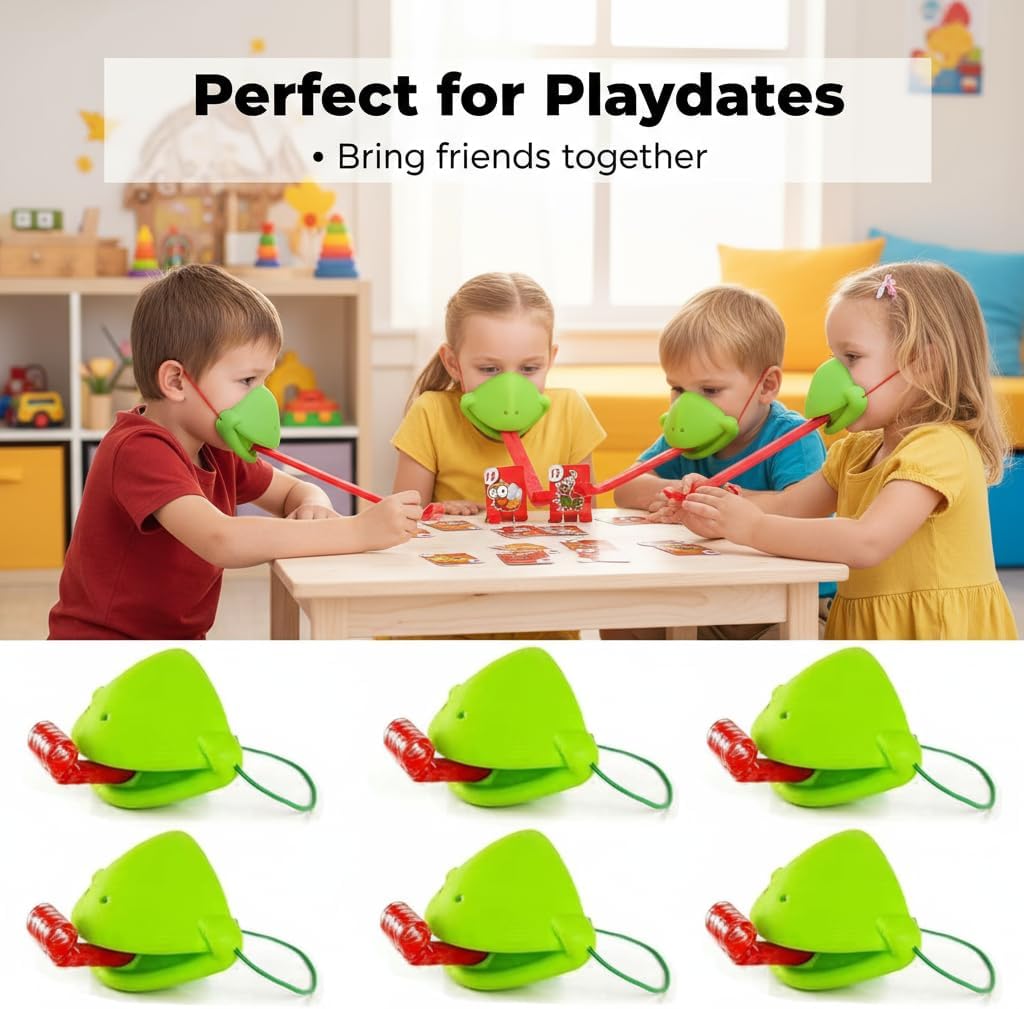 Juego de 6 disparos de lengua  - Party Games Easter For Kids reseña y precio