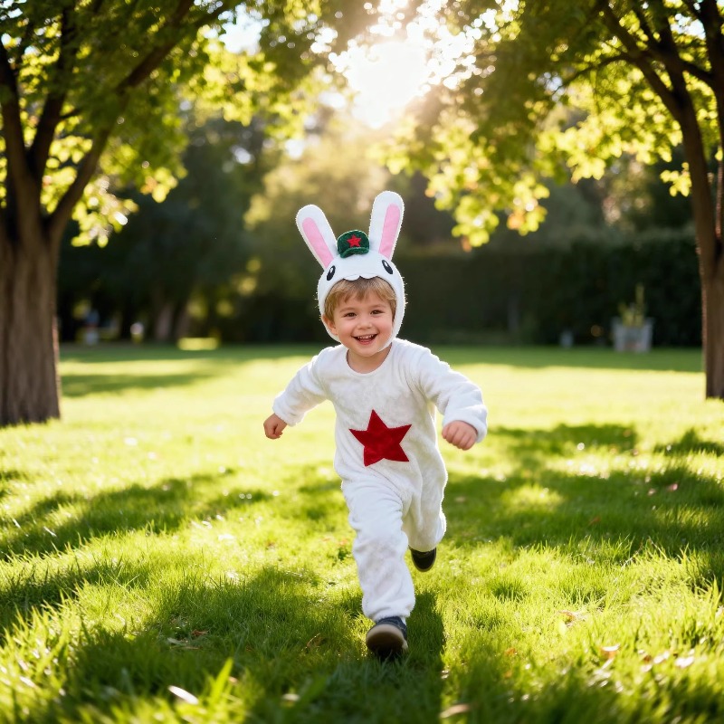 Disfraz de Pascua blanco para  - Party Games Easter For Kids reseña y precio
