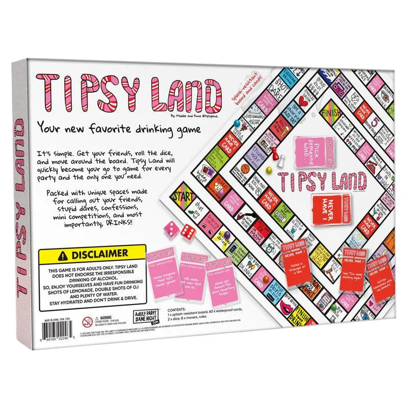 Juego de Mesa Tipsy Land para  - Party Games Graduation Ideas reseña y precio