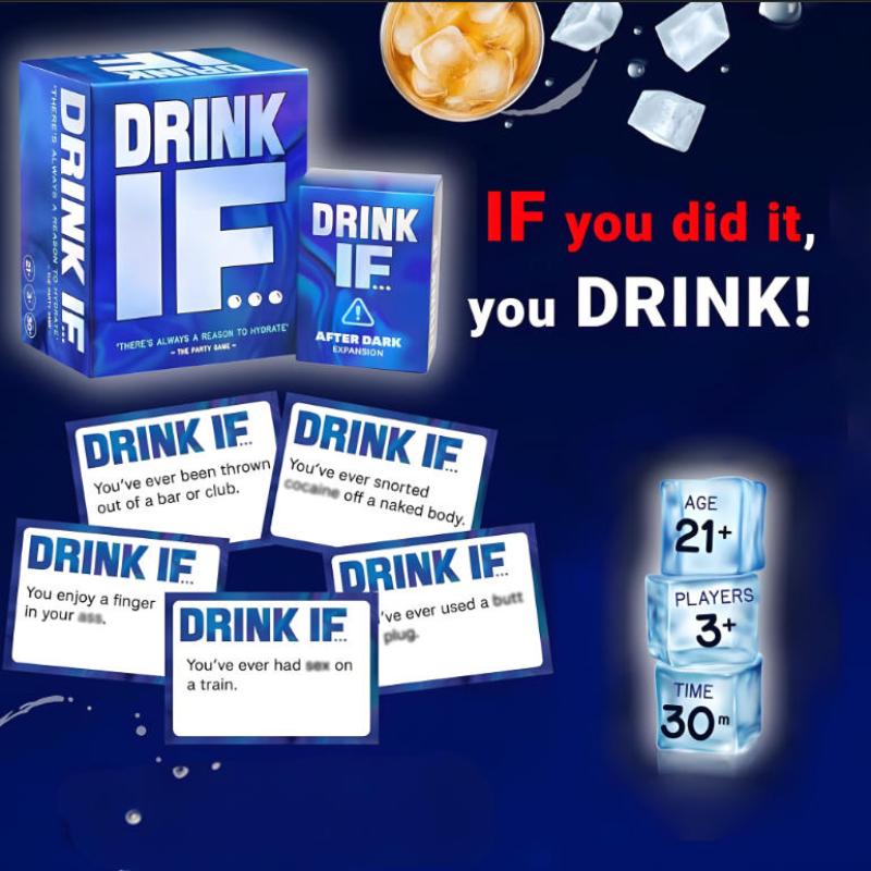 Beber si... Hilarante tarjeta  - Party Games Questions For Adults reseña y precio