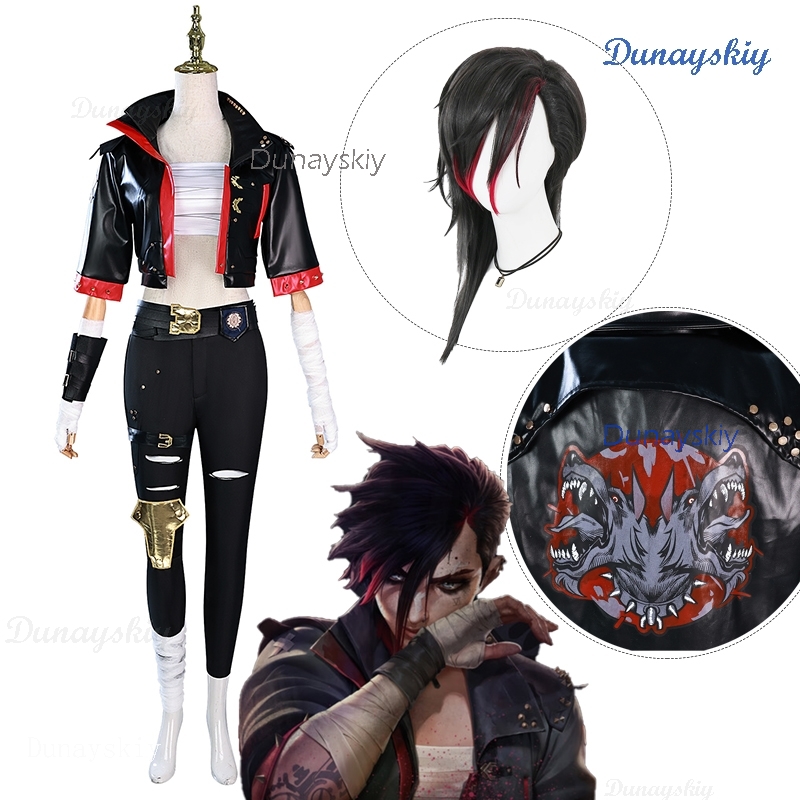 Vi Violet Anime Cosplay Arcane - Party Games Jack reseña y precio