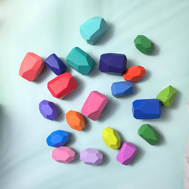 20 piezas de piedras de equili - Party Games Easter For Kids reseña y precio