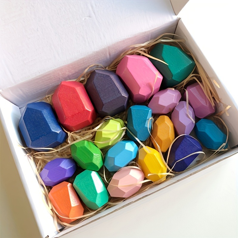 20 piezas de piedras de equili - Party Games Easter For Kids reseña y precio
