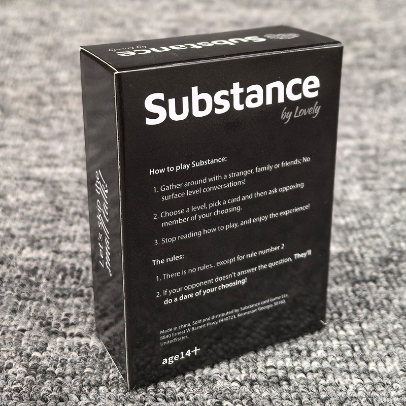 Substance by Lovely English Ed - Party Games Questions For Adults reseña y precio