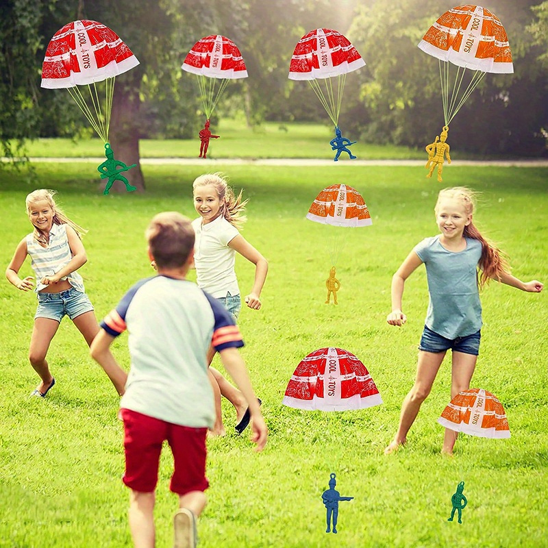 10/100 Uds juguetes de paracaí - Party Games Graduation Ideas reseña y precio