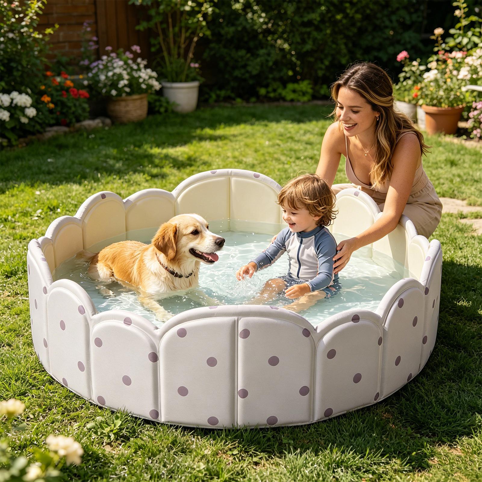 Piscina Plegable para Mascotas - Kubb Game Yard reseña y precio